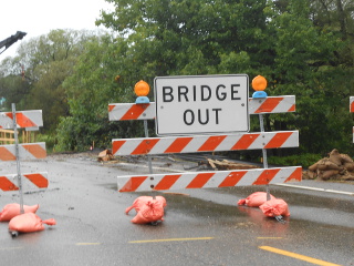 Bridge out emergency