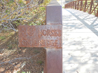 Welded sign