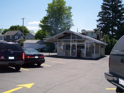 View of Lupo's Char-Pit, Endicott, New York, 2006.