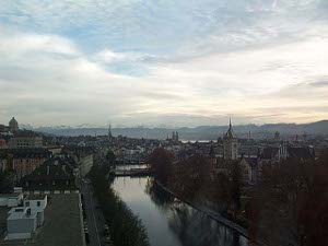 Panoramic view of the city looking South