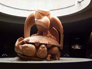 Another remarkable artistic creation by local artist Bill Reid