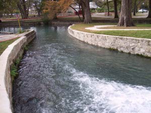 A lovely riverside view in Breckenridge Park