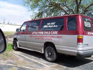 Van for carrying children to the Little Farm Child Care