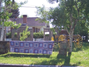 Quilt on display in Panguitch, Utah