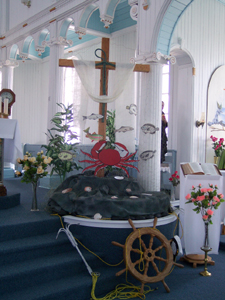 Fishermen's altar, Riviere au Tonnere, Quebec