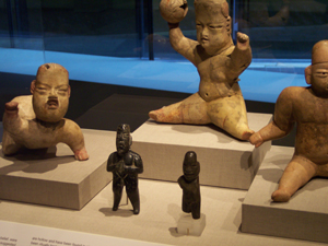 Ancient Olmec figures have unusual shapes and oversize heads