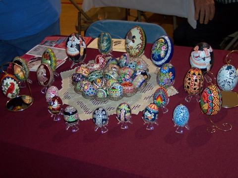 Decorated eggs