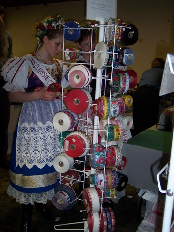 Colorful Czech costumes