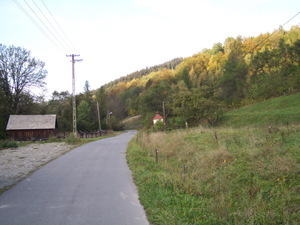Deserted remains of the Lemko village