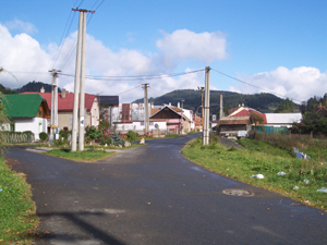 Entering Vysne Ruzbachy, Slovakia