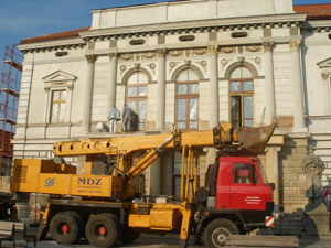 Restoring an old building in Martin