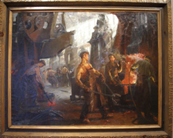 Soviet steelworkers