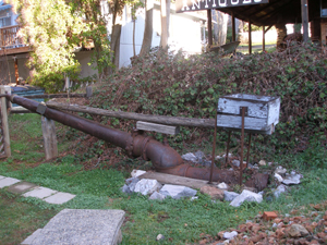 The nozzle for hydraulic gold mining