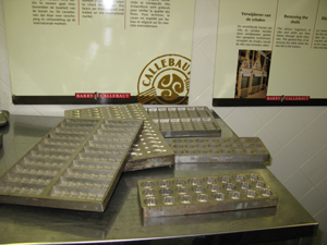 Different kinds of chocolate molds