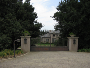 A waterfront mansion