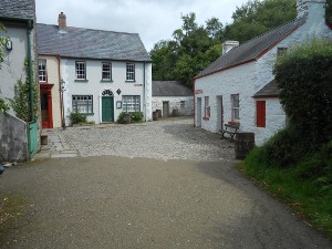 An Irish street 200 years ago