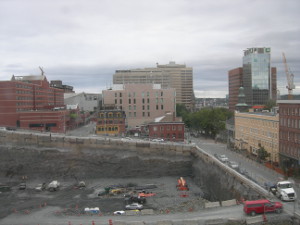 From our hotel in Halifax